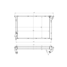 Алюминиевый радиатор BMW Mini Cooper S R52 R53 2002-2006 1.6